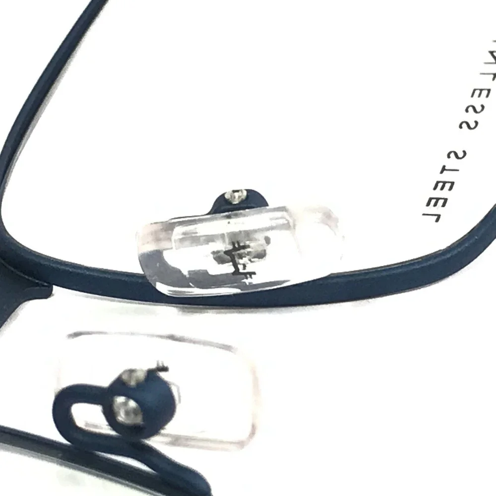 Lightec by Morel Eyeglasses Frames 30011L BN08 Black Blue Square 54-18-145